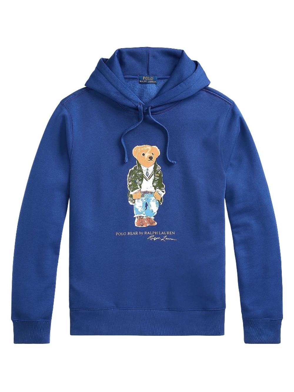 Polo Ralph Lauren Men’s Pullover Polo Bear Fleece Hoodie Blue